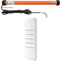 funk-markisenmotor 3t45-50rbx fuer gelenkmarkisen bis 8 m ausladung 100 kg zugkraft 50 nm drehmoment inkl funk-handsender adaptersatz 63 mm und montagezubehoer